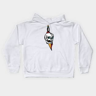 knife skull Kids Hoodie